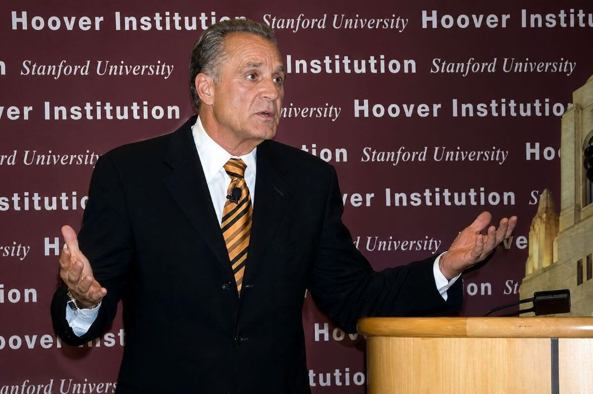 John Prevas speaking at a conference