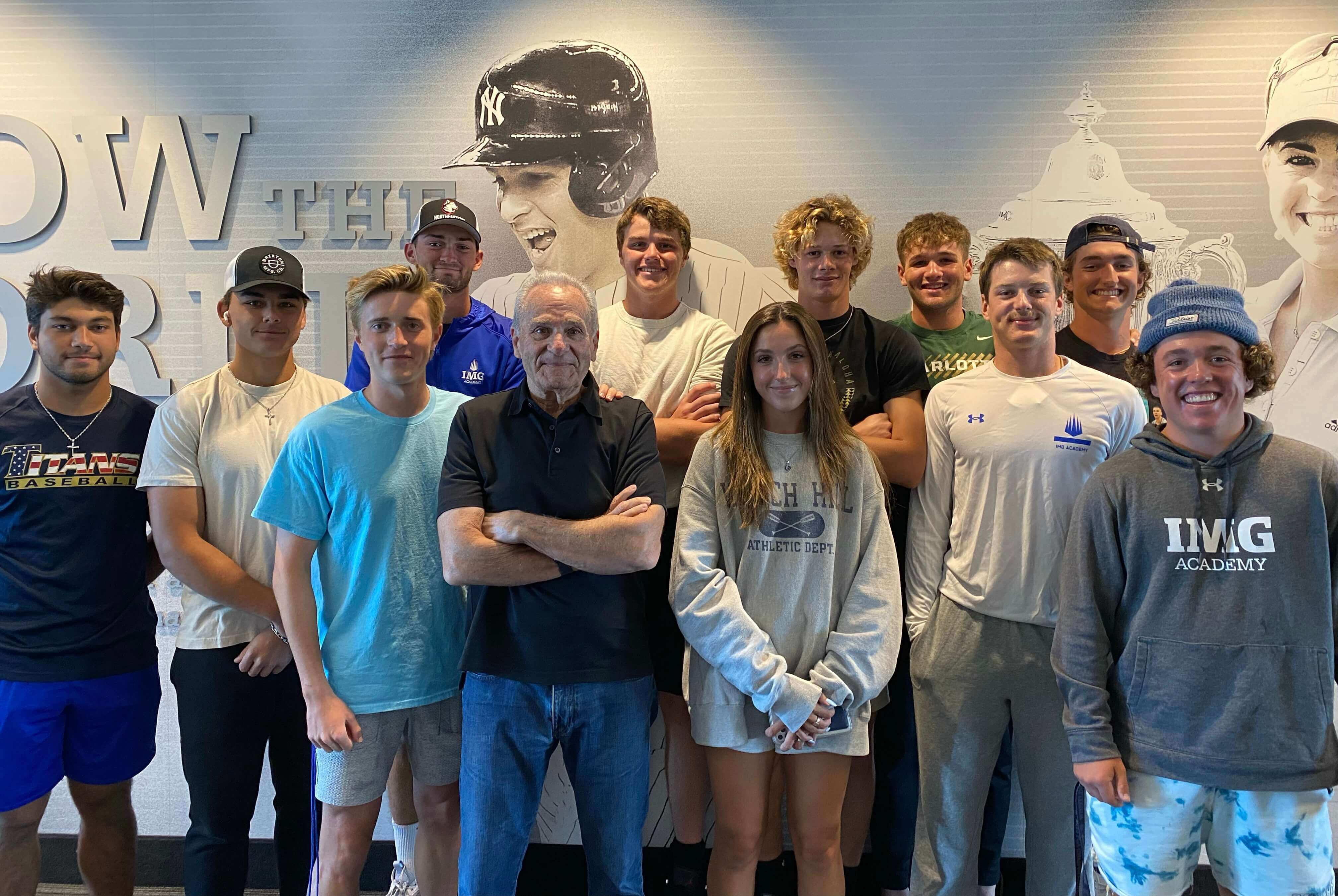 John Prevas with students